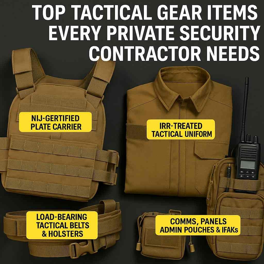security contractor equipment