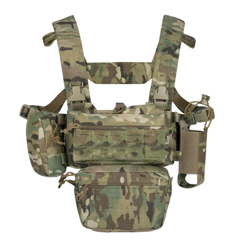 Split Rig Multi Cam Armorguard Modular Multicam Chest Rig With Molle