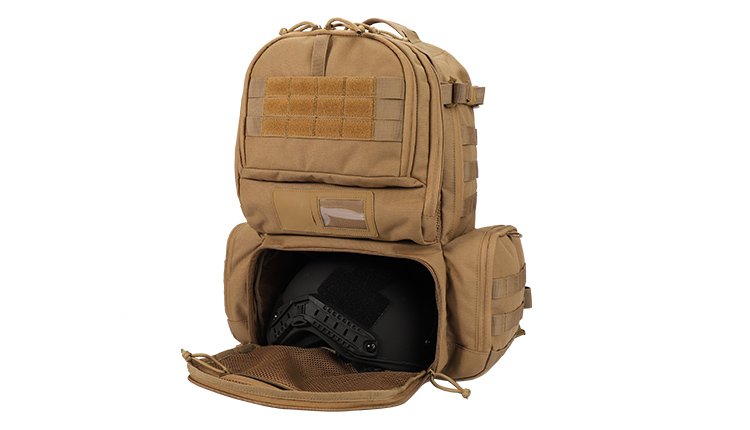 Mochila tática militar de 80 L com compartimento