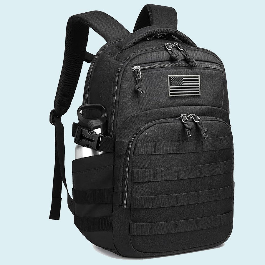 Men Black Small Tactical Assault Bag