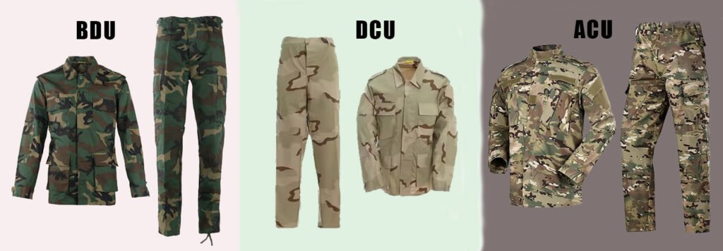 equipamiento-táctico-acrónimos-y-abreviaturas-BDU-ACU-y-DCU