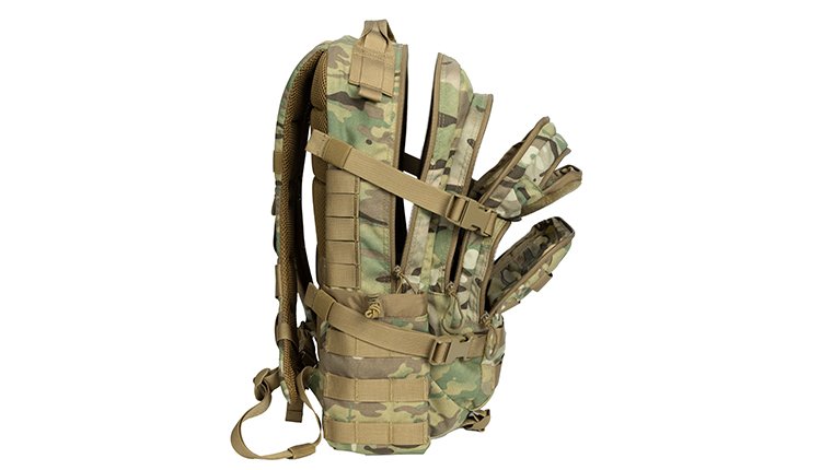 camo military day pack